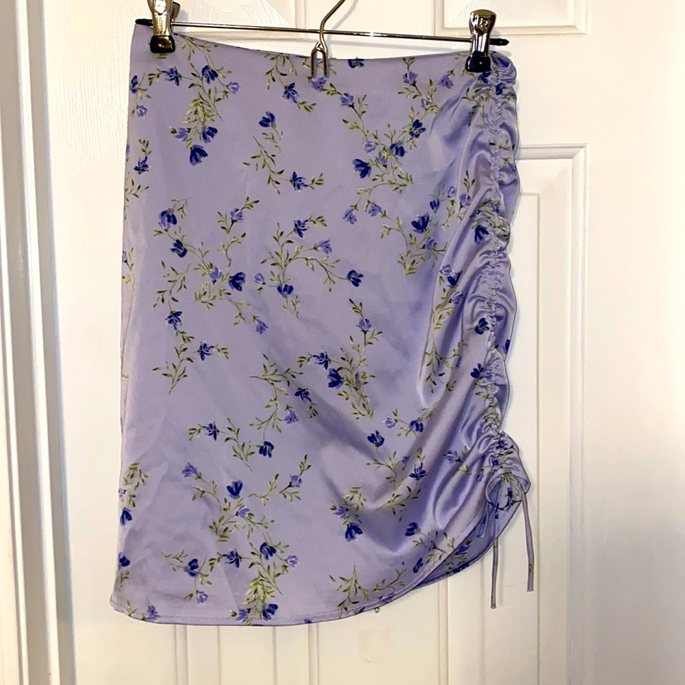 Forever 21 Purple floral skirt